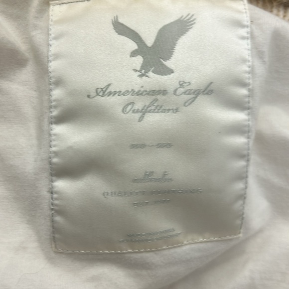 Vintage y2k Cream Cable Knit fishermen Hooded wool blend Cardigan with Fur Trim - Picture 6 of 9